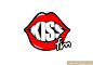 “嘴唇”标志logo设计欣赏_logo设计欣赏-中英文字体设计-logo在线制作-作品图库-标识-标签-商标-标志-品牌设计素材-教程免费下载-设计图片大全-中尊设计网