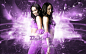The Bella Twins purple wallpaper (#2259239) / Wallbase.cc