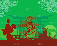 亚洲景观和地理a