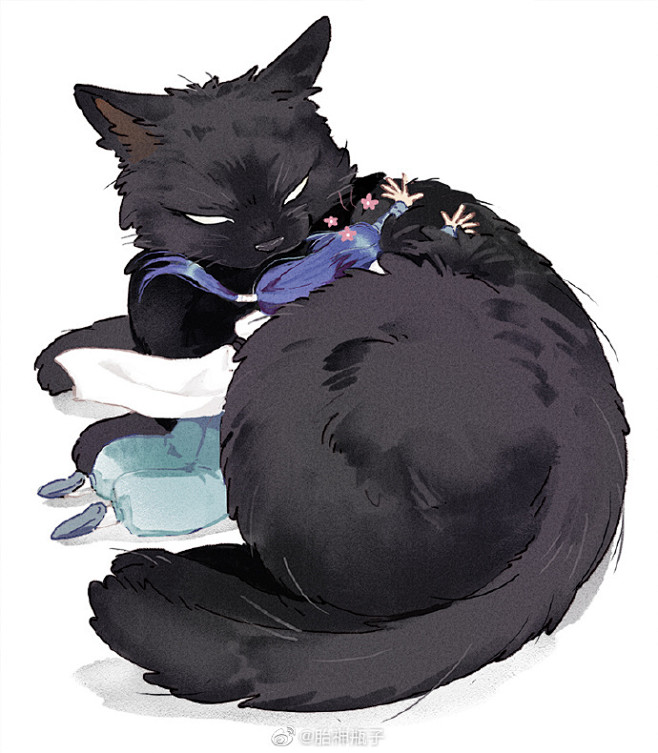 可恶！平时关注那么多网红猫猫和那么多画动...