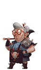 Old Lady Spine Animations