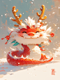 notlaugh_Chinese_New_Year_Dragon_Q_version_of_Chinese_New_Year__9