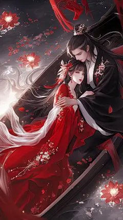 唯美古言小说封面壁纸 | 落花如梦 - 小红书