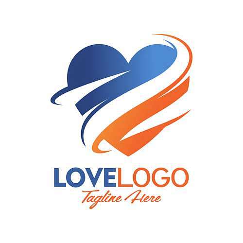 爱心logo 心型logo
爱心标志_5