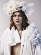 The White Album| Lara Mullen by Josh Olins for Vogue UK April 2012
