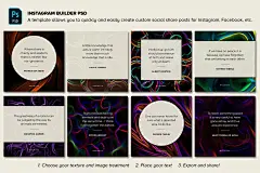 Neowave – Organic Abstract Texture 60款多彩INS风波浪线条实验性抽象艺术包装海报设计背景图片素材包 - UIGUI