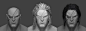 A practice for Hair, yao liu : use my demo sagat‘s head,test a way [ curve to hairsystem ]