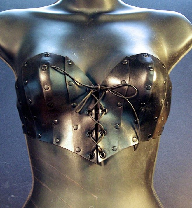 Leather Bustier by ~...