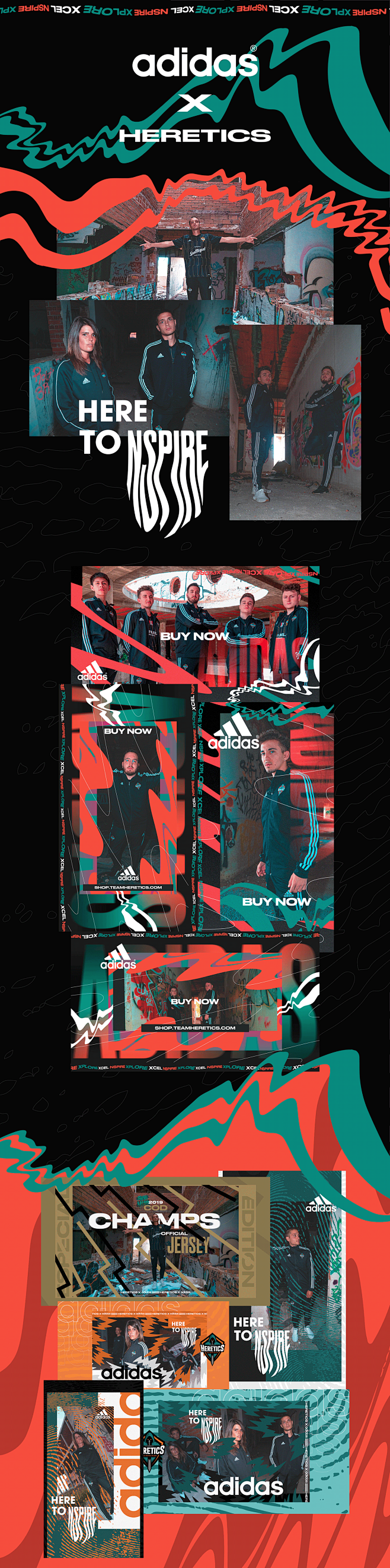 HERETICS X ADIDAS : ...