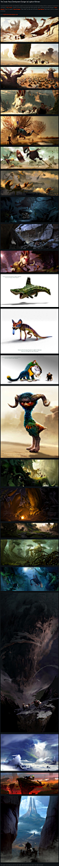 Concept Art World - The Croods Visual Development Designs by Leighton Hickman