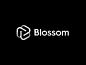 Blossom Logo Animation徽标设计现代图标动画动画徽标矢量动画Blossom Motiongraphics Logoanimation morphing ux ui gif动画简介徽标揭示后效应运动徽标动画