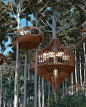 其中包括图片：The nests cabins: Treehouse hotels designed by Veliz Arquitecto