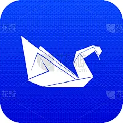 折纸工艺,天鹅,蓝色,计算机图标,商务,浪漫,野生动物,弯曲,爱