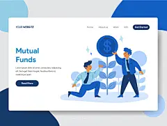 5个财务管理/资金流动/融资经济矢量插画素材 Finance and Money Moves-平面图形-@美工云(meigongyun.com)