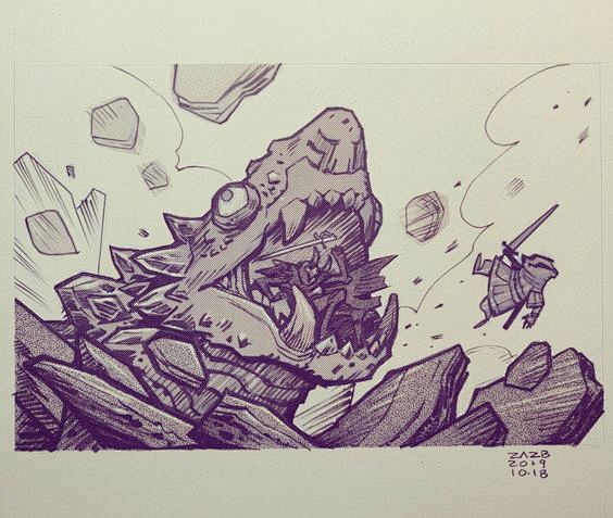 Inktober 2019 day 18...