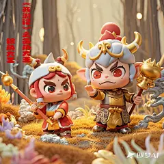 《西游记》人物，3D黏土系列手办。#ai关键词 #ai自媒体工具 #ai工具 #ai视频 #ai动画 #ai效率神器 #ai视屏号 #ai视频运营号 #ai新手小白剪辑 #ai古诗词 #ai人工智能绘画 #ai视频生成 #ai动漫视频 #ai创意玩法 #ai角色设计 #ai平面动画 #ai设计灵感 #ai指令 #ai自媒体 #ai副业 #小白学ai #ai壁纸 #ai分享 - 小红书
