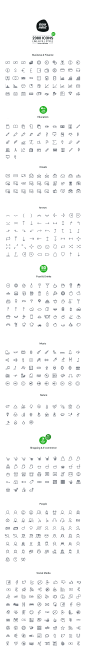 Icons Mind : An enormous pack of 2,086 easily customizable vector icons for iOS, Web & Android.