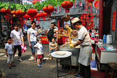 Liulai1101采集到小吃美食街之劈柴院