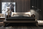 Three Luxurious Apartments With Dark Modern Interiors : Slate, ebony, leather – luxurious materials like these are the backbone of a sophisticated dark interior. They bring to mind the sound of clinking of cocktail