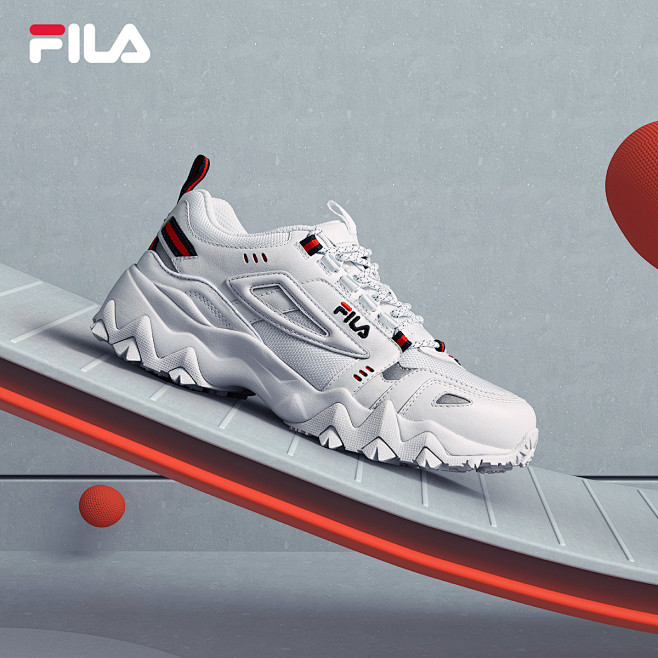 FILA 斐乐 老爹鞋男2019秋季新款...