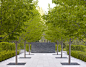 12 Landscaped Patios: Landscape architect Andrea Cochran, who works out of San Francisco, has a knack for making cement slabs look absolutely inviting. Here, strict geometry is at work, with square pavers punctuated with gravel-surrounded trees.