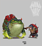 #北斋推荐#《MINImax Tinyverse》 一款类皇室战争的游戏
其中的角色设定很赞
作者是：lee duk soo
（动物篇 第一版） ​​​​ _q版蛮荒时代项目（人物）采下来 #率叶插件，让花瓣网更好用#