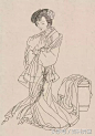 120张白描绣像人物图集