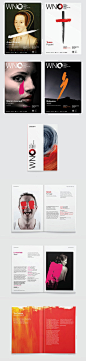 Welsh National Opera identity 2013/14 画册设计 平面 排版