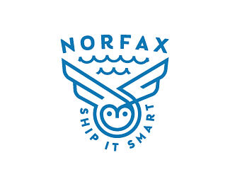 Norfax标志  猫头鹰 船舶 徽章 ...