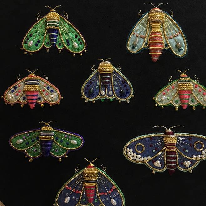 Moths for brooches  ...