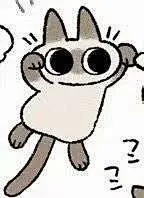 暹罗猫小豆泥表情包_看图_动漫表情包吧_百度贴吧