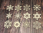 Wooden snowflake ornaments, laser cut snowflake,set of wood snowflakes,Christmas Wooden Snowflake Ornaments,snowflakes shapes,Christmas gift : Set of 12 Wooden snowflake ornaments Christmas Snowflake, Christmas decor, Christmas ornament, snowflake ornamen