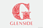 Glenside G : Floral G, part of the identity for the Glenside residential community