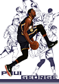 NBA球星插画