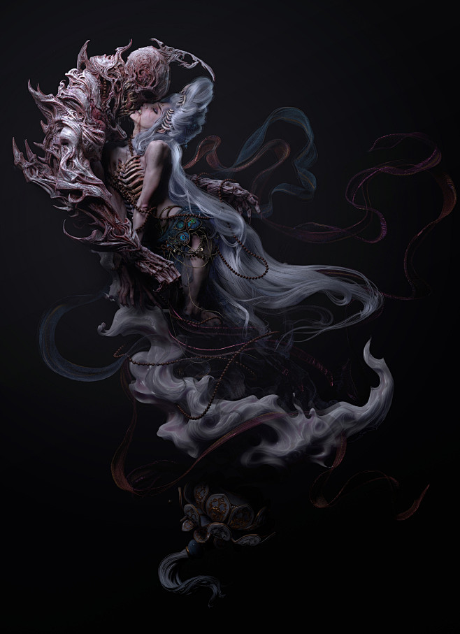 白骨夫人模型 - 角色/人物/生物 - 作品模型 - CG模型网