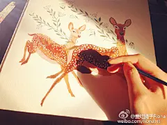 一个阳光的下午 #素描# #小清新# #壁纸# #背景图# #头像#