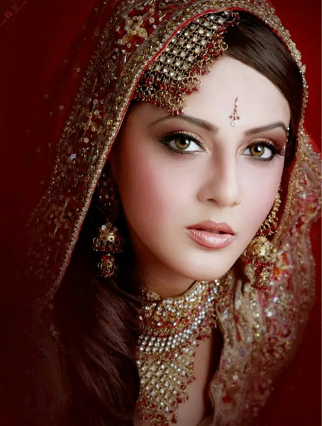 印度新娘装 印度美女 精美印度服饰 异域...