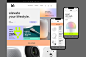 app design gradient iconography identity Packaging pattern Smart Technology UX UI