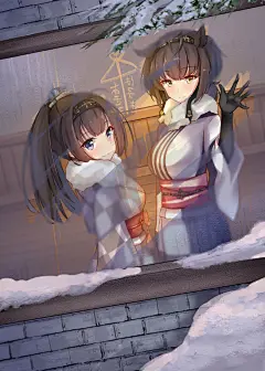 #某C爱吃葱# illust_id=70149282 #舰队collection# #秋月(艦隊これくしょん)# #初月(艦隊これくしょん)# #私服艦娘# #姉妹百合# #まったく、駆逐艦は最高だぜ!!# #艦これかわいい# 
「冬の鎮守府」/「Scarletだんご」のイラスト [pixiv]
O网页链接 ​​​​