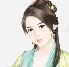 古代美女高清素材 中国风 人物 卡通 古代 古代美女 古风 唯美 手绘 美女 免抠png 设计图片 免费下载