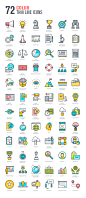 Thin_Line_Business_&_Marketing_Icons  - PS饭团网