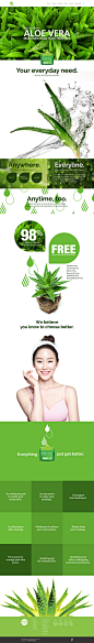 Microsite Design - Body Buddy®- Aloe Vera : One of the star product from Body Buddy.