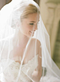 Gorgeous bridal makeup and veil