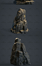 次世代石头3d模型贴图 3dsMax Fbx Obj 游戏美术场景建模参考素材-淘宝网