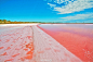 pink lake