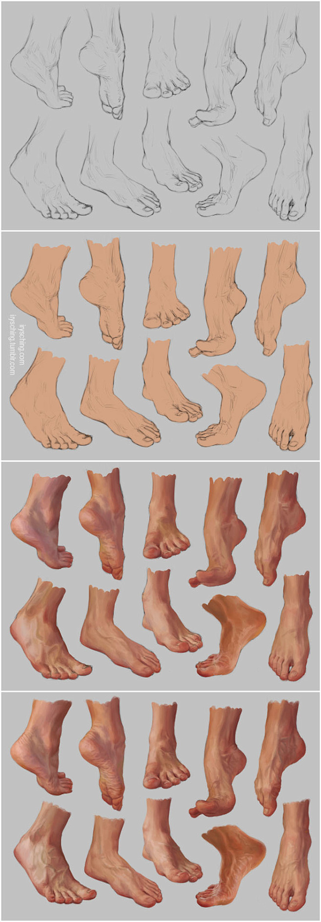 Feet Study 2 - Steps...