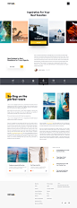 Travel Article Page<br/>by Faria for Norde