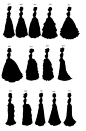 the changing silhouettes of womens' fashion between 1837 to 1902