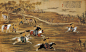 郎世宁——《乾隆皇帝巡狩 射猎图》人物场景欣赏  |  
清|郎世宁(1688.7-1766.7)，意大利人，原名朱塞佩·伽斯底里奥内，生于意大利米兰，清康熙帝五十四年(1715)作为天主教耶稣会的修道士来中国传教，随即入宫入如意馆，为清代宫廷十大画家之一，历经康、雍、乾三朝，极大影响了康熙后的清代宫廷绘画和审美趣味。 