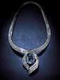 The Hope Diamond in its new setting: 